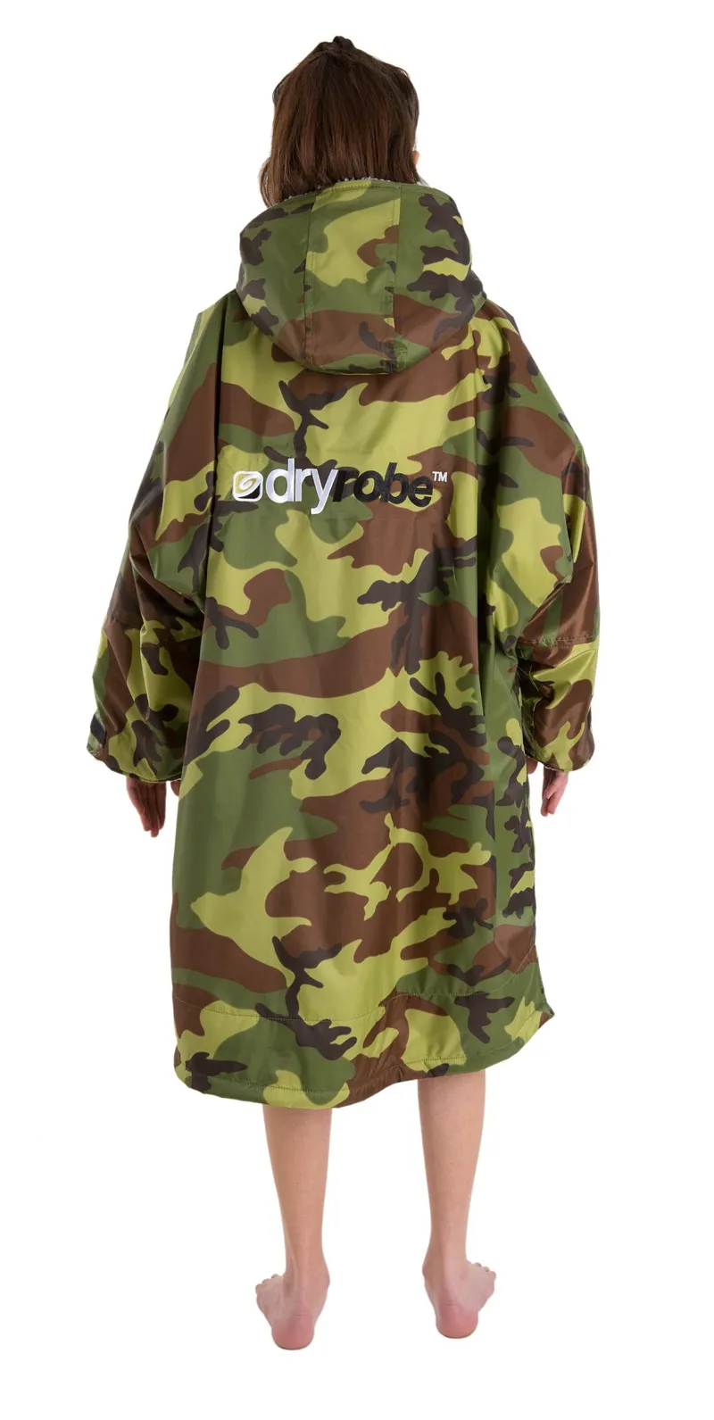 Dryrobe Kids Long Sleeve Camo/Grey-3